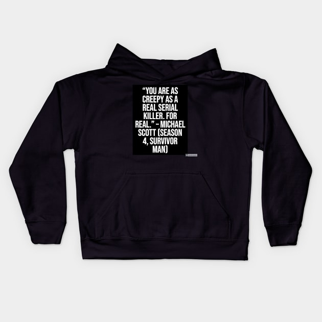 the office funny quote Kids Hoodie by CreationsByAme